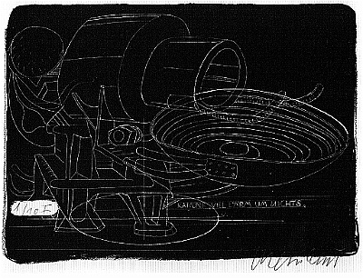 1973 - Kanone viel Laerm um Nichts - Zustand 1 - Lithographie - 37,5x51,5cm